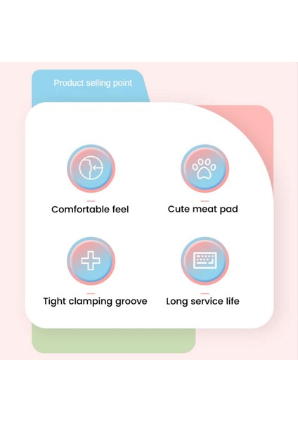 Silikon Artisan Kedi Paws Pad Klavye Keycaps Kiraz Mx Anahtarları Kişilik Yumuşak Hissediyorum Kedi Klavye Tuş Takımı, A (Yurt Dışından) fırsatları