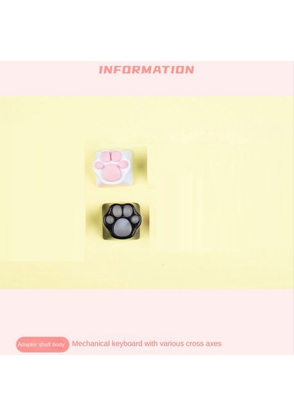 Silikon Artisan Kedi Paws Pad Klavye Keycaps Kiraz Mx Anahtarları Kişilik Yumuşak Hissediyorum Kedi Klavye Tuş Takımı, A (Yurt Dışından) indirimleri