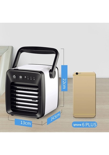Mini USB 3'ü 1 Arada Masa Kişisel Fan Hava Soğutucu Soğutma Nemlendirme Arıtma, USB Destekli, Sessiz Çalışma (Yurt Dışından)