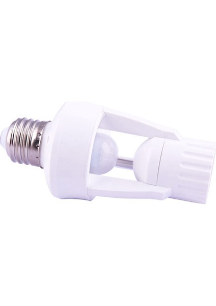 2x E27 LED 220 V Vida Ampul Tutucu LED Pır Kızılötesi Hareket Sensörü Lamba Anahtar Soketi Tanımlama E27 (Yurt Dışından) indirimleri