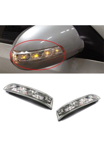 Araba LED Yan Ayna Dönüş Sinyali Lambası I30 2009-2010 87614-2L000 87624-2L000 Araba Aksesuarları ile Uyumlu (Yurt Dışından)