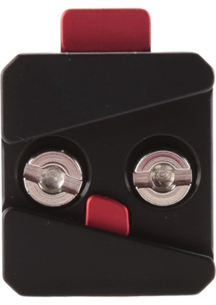 1/4 Evrensel V Montajlı Pil Hızlı Çıkarma Plakası Adaptör Aksesuarları Tüm Ptz ve Kamera Siyah ile Uyumlu Taşınabilir Tek Taban (Yurt Dışından)