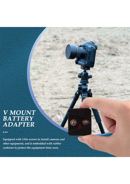 1/4 Evrensel V Montajlı Pil Hızlı Çıkarma Plakası Adaptör Aksesuarları Tüm Ptz ve Kamera Siyah ile Uyumlu Taşınabilir Tek Taban (Yurt Dışından) modelleri