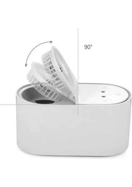 2'si 1 Arada Taşınabilir Mini USB Fan Nemlendirici Ultrasonik Soğuk Sis ile Kişisel Ev Ofis Için Yeşil (Yurt Dışından)