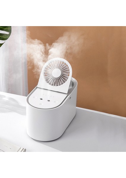 2'si 1 Arada Taşınabilir Mini USB Fan Nemlendirici Ultrasonik Soğuk Sis ile Kişisel Ev Ofis Için Yeşil (Yurt Dışından)