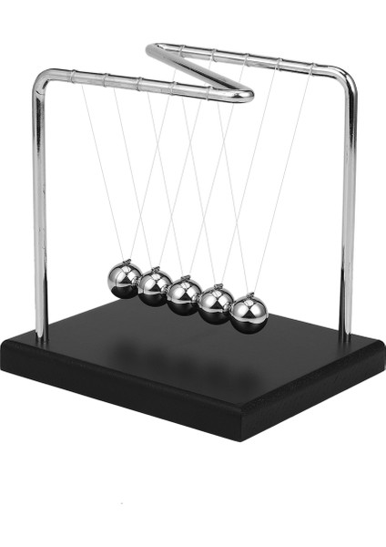 2x Newton Beşiği Fizik Sarkaç Bilim Z-Tipi Ahşap Newton'un Beşiği Sanat Hareket Dengesi Topu Dalga Masa Süsleme (Yurt Dışından)