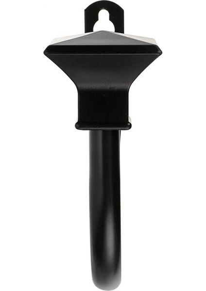 4 Kare Metal Dekoratif Perde Tutucu Seti, Yatak Odası Için Duvara Monte Pencere Perdesi Tieback'leri, Siyah (Yurt Dışından) fırsatları