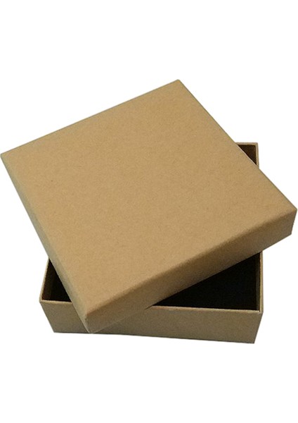 32 Parça Kraft Karton Mücevher Kutusu, 9 x 9 x 3cm (Yurt Dışından)