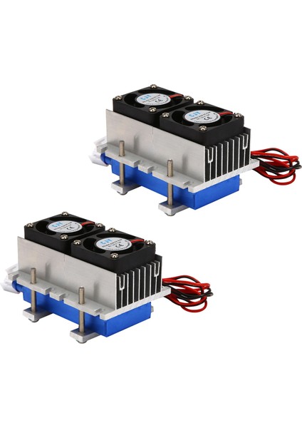 2x 144W Termoelektrik Peltier Soğutma Soğutucu 12V Yarı Iletken Klima Soğutma Sistemi Dıy Kiti (Yurt Dışından)