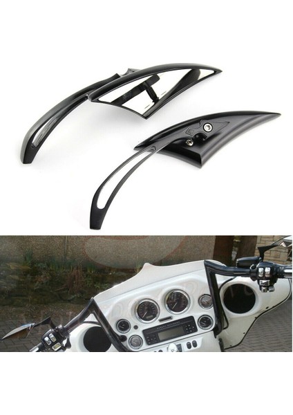Motosiklet Dikiz Yan Aynalar 8 mm 10 mm Scooter Aynalar Evrensel Softail Sportster ile Uyumlu (Yurt Dışından) modelleri