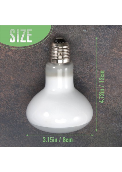 Nomoypet 2 Paket Sürüngenler Uvb Uva Isı Lambası Ampulü Sürüngenler Için Gerçekten Güneş Gibi Parlak Isı Sürüngenler, Amfibi ve Kuşlar (100 W) (Yurt Dışından) fırsatları