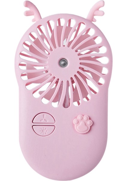 Taşınabilir Cep Fanı USB Şarj Edilebilir Renkli Işıklar Soğutucu Mini Sarsıntı Sis Ev Ofis Doğa Sporları (Yurt Dışından) fiyatları