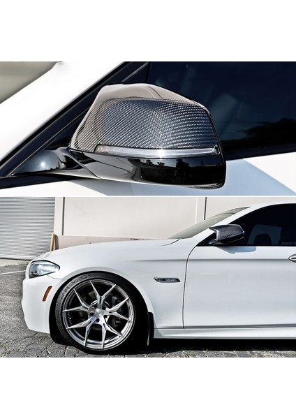 Kapı Ayna Kapakları Şunlarla Uyumlu Kapaklar - 5 Serisi Gt F07 F10 F11 F18 6-Serisi F06 F12 F13 7-Serisi F01 F02 Karbon Fiber Stili (Yurt Dışından) modelleri