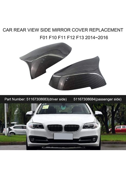 Kapı Ayna Kapakları Şunlarla Uyumlu Kapaklar - 5 Serisi Gt F07 F10 F11 F18 6-Serisi F06 F12 F13 7-Serisi F01 F02 Karbon Fiber Stili (Yurt Dışından) fırsatları