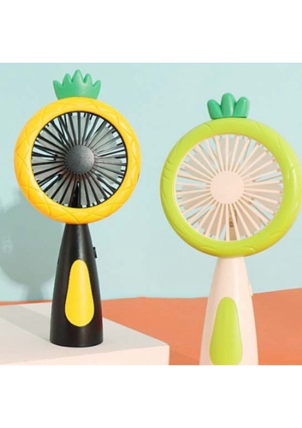 LED Gece Lambası ile Küçük El Fanı 2 Hızlı USB Şarj Edilebilir Açık Havada Seyahat Için Yürüyüş Yürüyüş (Sarı) (Yurt Dışından) fırsatları