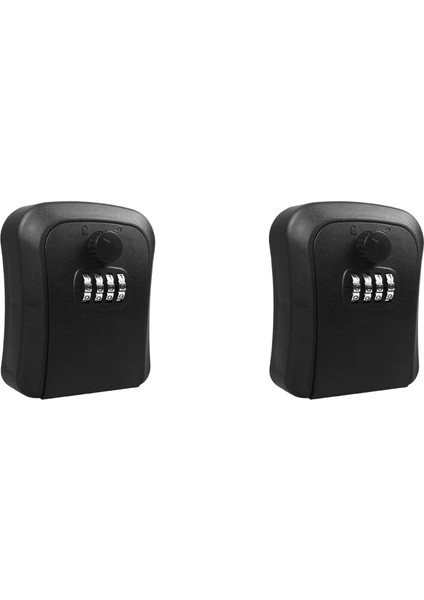 2x Tuş Kilidi Kutusu, Duvara Monte Çinko Alaşımlı Anahtar Kutusu Hava Koşullarına Dayanıklı 4 Haneli Kombinasyon Anahtar Saklama Kilidi Kutusu (Yurt Dışından)