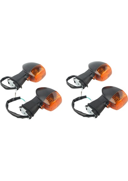 2x Motosiklet Dönüş Sinyali Işık Yan Göstergesi ZX600 Ninja -6r ZX9R ZXR400 Kle 250/400/500 ZX7R Sarı (Yurt Dışından) modelleri