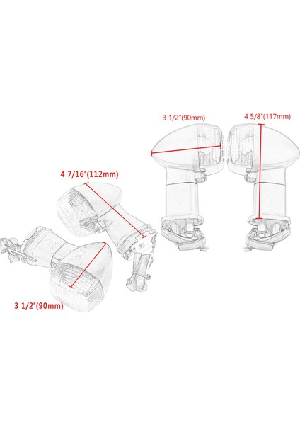 2x Motosiklet Dönüş Sinyali Işık Yan Göstergesi ZX600 Ninja -6r ZX9R ZXR400 Kle 250/400/500 ZX7R Sarı (Yurt Dışından) indirimleri