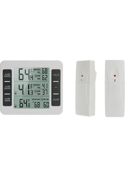 Многоцелевые Наборы,lcd Dijital Termometre Higrometre Iç Mekan Dış Sıcaklık Nem Ölçer Sıcaklık ve Nem Sensörü, B (Yurt Dışından)