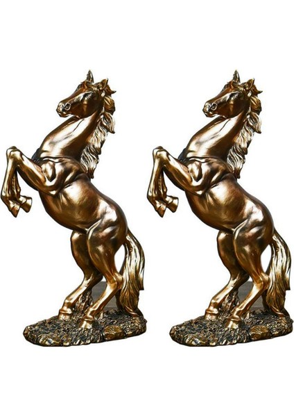 2x Sanat Heykel, Avrupa Tarzı Uçan At Dekorasyonu, Yeni Eve Taşınma Partisi Açılış Hediyeleri Bakır (Yurt Dışından)