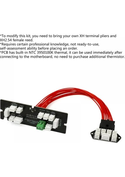 Voron V0.1 Vo Umbılıcal Pcb Seti Komple Takım Kafası Çerçeve Kurulu Göbek Kordonu Takım Kafası Çerçeve Pcb Voron 0.1 T3EB ile Uyumlu (Yurt Dışından)
