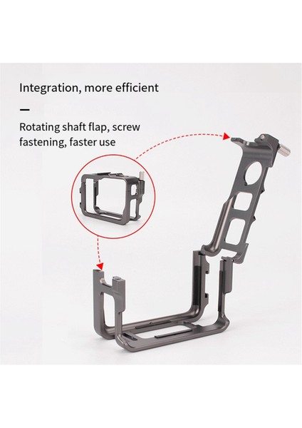Kamera Kafesi / Pro Çerçeve Kılıfı Hızlı Çıkarılabilir Kılıf Montaj Adaptörü ile Uyumlu Düşme Önleyici Koruyucu (Yurt Dışından) fırsatları