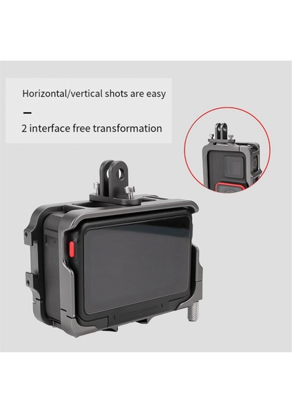 Kamera Kafesi / Pro Çerçeve Kılıfı Hızlı Çıkarılabilir Kılıf Montaj Adaptörü ile Uyumlu Düşme Önleyici Koruyucu (Yurt Dışından) indirimleri