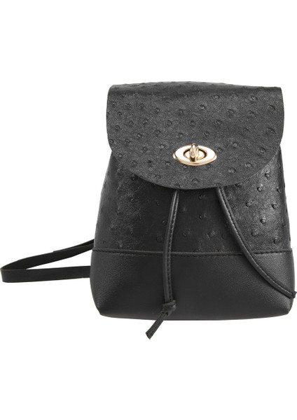 Kadın Günlük Okul Seyahat Çantası Paketi Omuz Çantaları Paketi Sırt Çantası (Siyah) (Yurt Dışından)