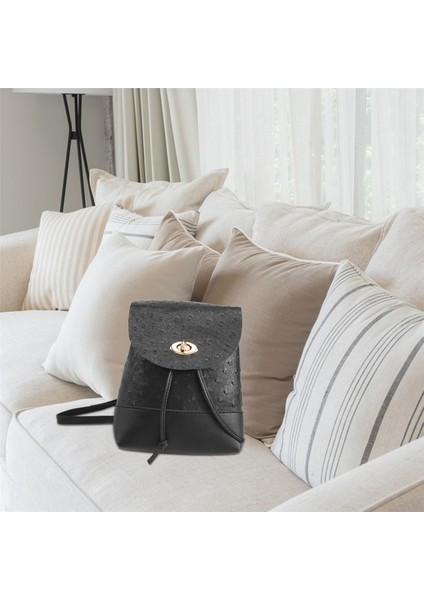 Kadın Günlük Okul Seyahat Çantası Paketi Omuz Çantaları Paketi Sırt Çantası (Siyah) (Yurt Dışından) indirimleri