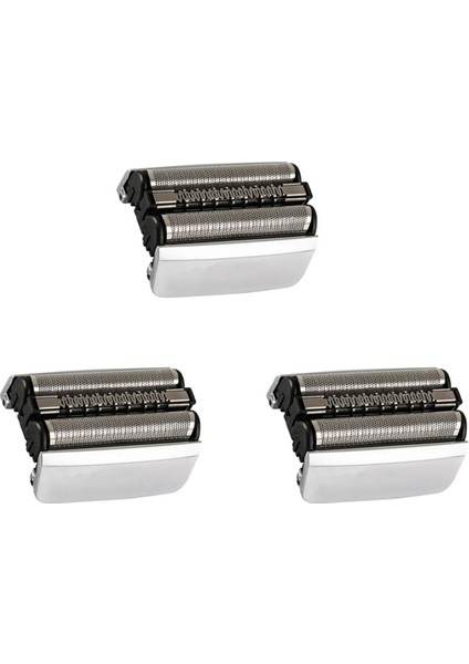 3x Yedek Elektrikli Tıraş Makinesi Kafa Braun 83M 8 Serisi 8320S 8325S 8330S 8340S 8350S 8365CC 8370CC 8385CC 8390CC (Yurt Dışından)