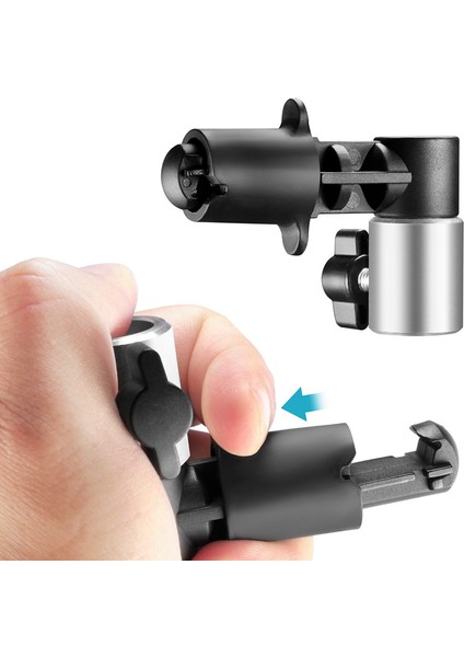 Slr Kamera Lamba Tutucu Kafa Dönüştürücü Yedek Çok Fonksiyonlu Işık Braketi Reflektör Sabitleme Klipsi Fotoğraf ile Uyumlu (Yurt Dışından) fırsatları