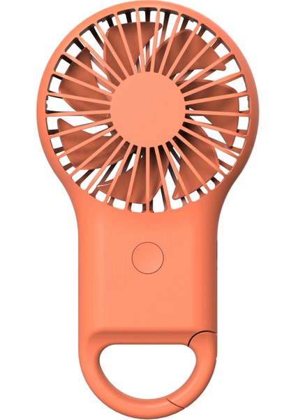 Mini Kolu Fan Akülü Karabina USB Mini Fan Taşınabilir Fan Kamp Seyahat Ev ile Uyumlu Turuncu (Yurt Dışından)