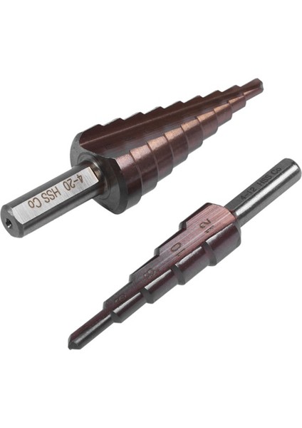 M35-HSSCO 4-12/4-20/4-32MM Üç Kare Şaftlı Düz Yuva Kobalt Kaplama Matkap Ucu (Yurt Dışından)