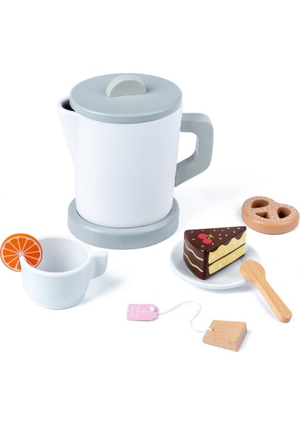 Çocuk Mutfak Ahşap Playset Oyuncaklar Simülasyon Mutfak Eşyaları Seti Rol Oynama Oyunu Eğitim Aracı C (Yurt Dışından)