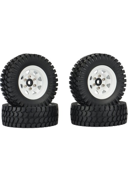 4 Adet 1.55 Metal Beadlock Jant Lastik Seti 1/10 Rc Paletli Araba Eksenel Jr 90069 D90 CC01 LC70,1 (Yurt Dışından)