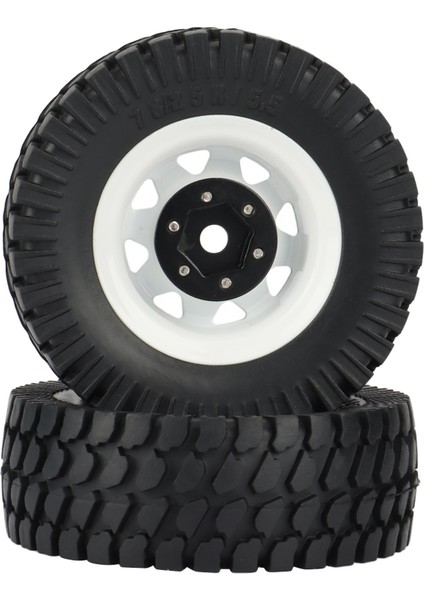 4 Adet 1.55 Metal Beadlock Jant Lastik Seti 1/10 Rc Paletli Araba Eksenel Jr 90069 D90 CC01 LC70,1 (Yurt Dışından)