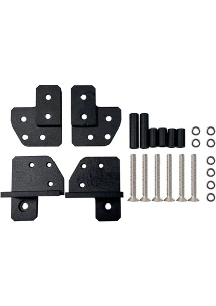 Voron 0.2 V0.2 3D Yazıcı ile Uyumlu Alüminyum Cnc x Ekseni Xy Bağlantı Sol/sağ Yükseltme Kiti(B) (Yurt Dışından)