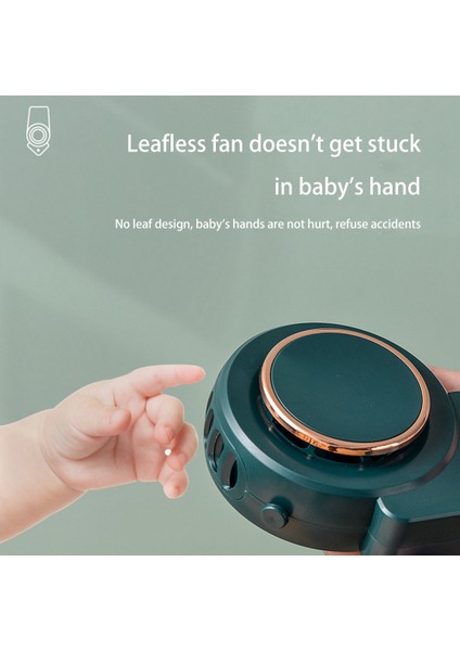 Asılı Bel Fanı USB Şarj Boyun Mini El Çok Fonksiyonlu Taşınabilir Masaüstü Küçük Yeşil (Yurt Dışından) fiyatları