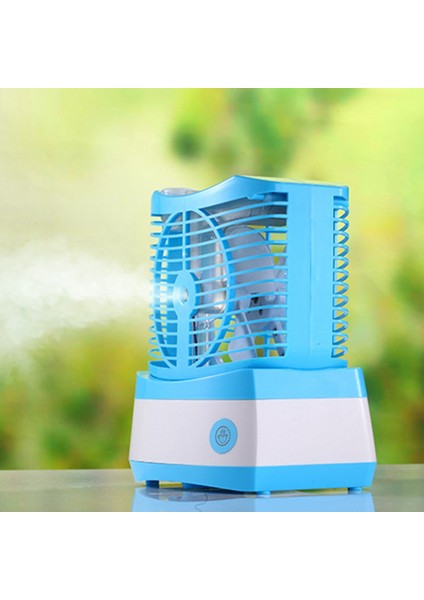 70ML Taşınabilir Hava Nemlendirici Mini Klima USB Su Su Buharlı Vantilatör Soğutucu Soğutma Ev Ofis Için Mavi (Yurt Dışından) modelleri