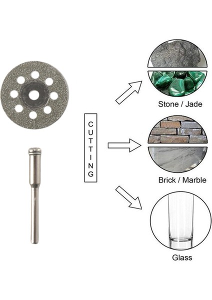 61 Adet Mini Dairesel Testere Bıçağı Seti Reçine Kesme Tekerlekleri Disk Elmas Kesme Bıçağı Metal Kesici Güç Aracı (Yurt Dışından)
