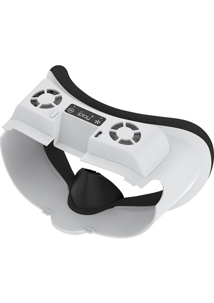 3VR Kask Hava Sirkülasyonu Soğutma Fanı Göz Maskesi Rgb Nefes Alabilir Işık Koruyucu Maske Beyaz ile Uyumlu (Yurt Dışından)