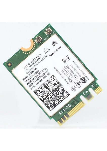 AC3160NGW Kablosuz Ağ Kartı Wifi Adaptörü Bt 4.0 Dual Band Özel 04X6034 Y40 Y50 G40 G50 B40 Z50 ile Uyumlu (Yurt Dışından) fiyatları