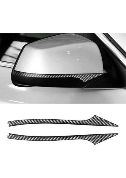 Dikiz Aynası Çarpışma Önleyici Şerit Kapak Trim Çıkartmaları Karbon Fiber ile Uyumlu - 5 Serisi E60 F10 F07 F01 2004-2010 (Yurt Dışından) fırsatları