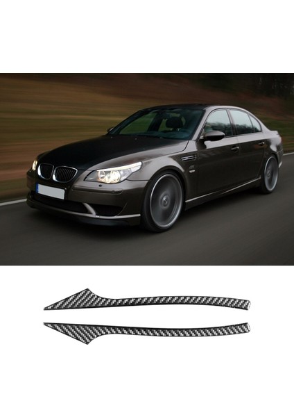 Dikiz Aynası Çarpışma Önleyici Şerit Kapak Trim Çıkartmaları Karbon Fiber ile Uyumlu - 5 Serisi E60 F10 F07 F01 2004-2010 (Yurt Dışından) indirimleri
