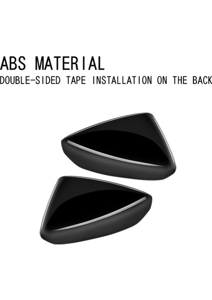 Araba Parlak Siyah Dikiz Yan Ayna Kapağı Trim Çerçeve Yan Ayna Kapakları -60 2022 2023 ile Uyumlu (Yurt Dışından) fiyatları