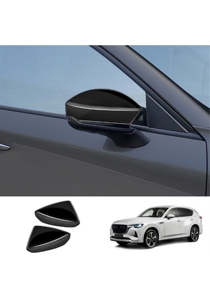 Araba Parlak Siyah Dikiz Yan Ayna Kapağı Trim Çerçeve Yan Ayna Kapakları -60 2022 2023 ile Uyumlu (Yurt Dışından) fırsatları
