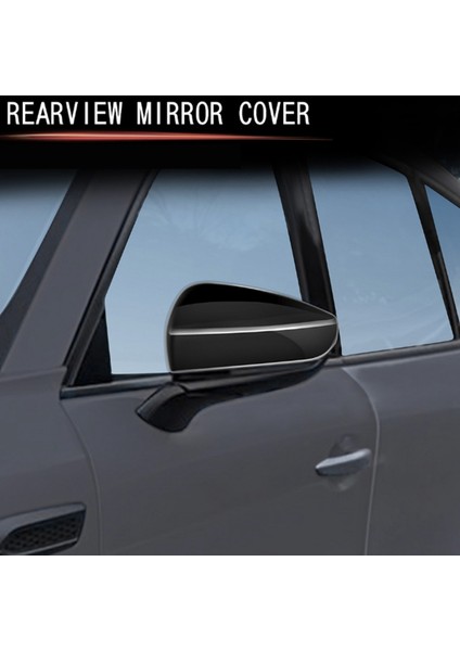 Araba Parlak Siyah Dikiz Yan Ayna Kapağı Trim Çerçeve Yan Ayna Kapakları -60 2022 2023 ile Uyumlu (Yurt Dışından) indirimleri