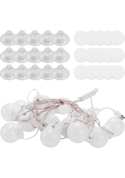 3 Modlu Renkler Makyaj Aynası Işık LED Dokunmatik Karartma Vanity Soyunma Lamba Ampulü USB 12V Makyaj Aynası Duvar Lambası 14 Ampuller (Yurt Dışından)