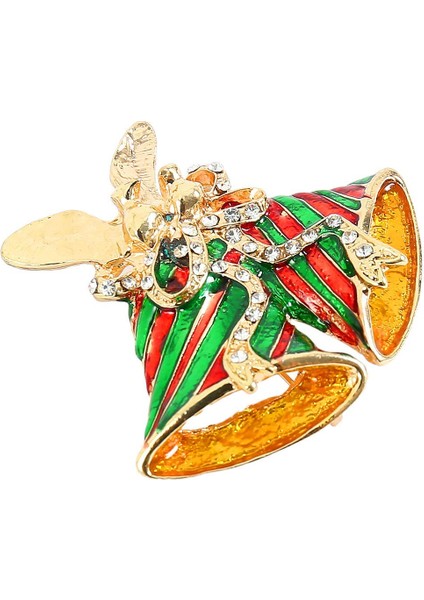 Kristal Noel Çan Broş Pin Noel Süslemeleri Taklidi Kaplı Atkılar Şal Klip Noel Süslemeleri Süs Takı Hediyeler (Yurt Dışından)
