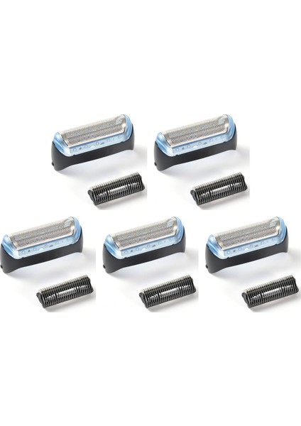 Adet Elektrikli Örgü Dayanıklı Tıraş Makinesi Folyo Kafa Parçaları Braun 10B/20B Modeli 180 190 170 1775 1735 (Yurt Dışından)